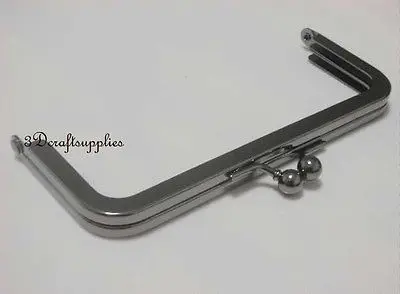 Металлическая рамка для кошелька клей на застежке зажим gunmetal 8 дюймов X 3 дюйма Y5 |