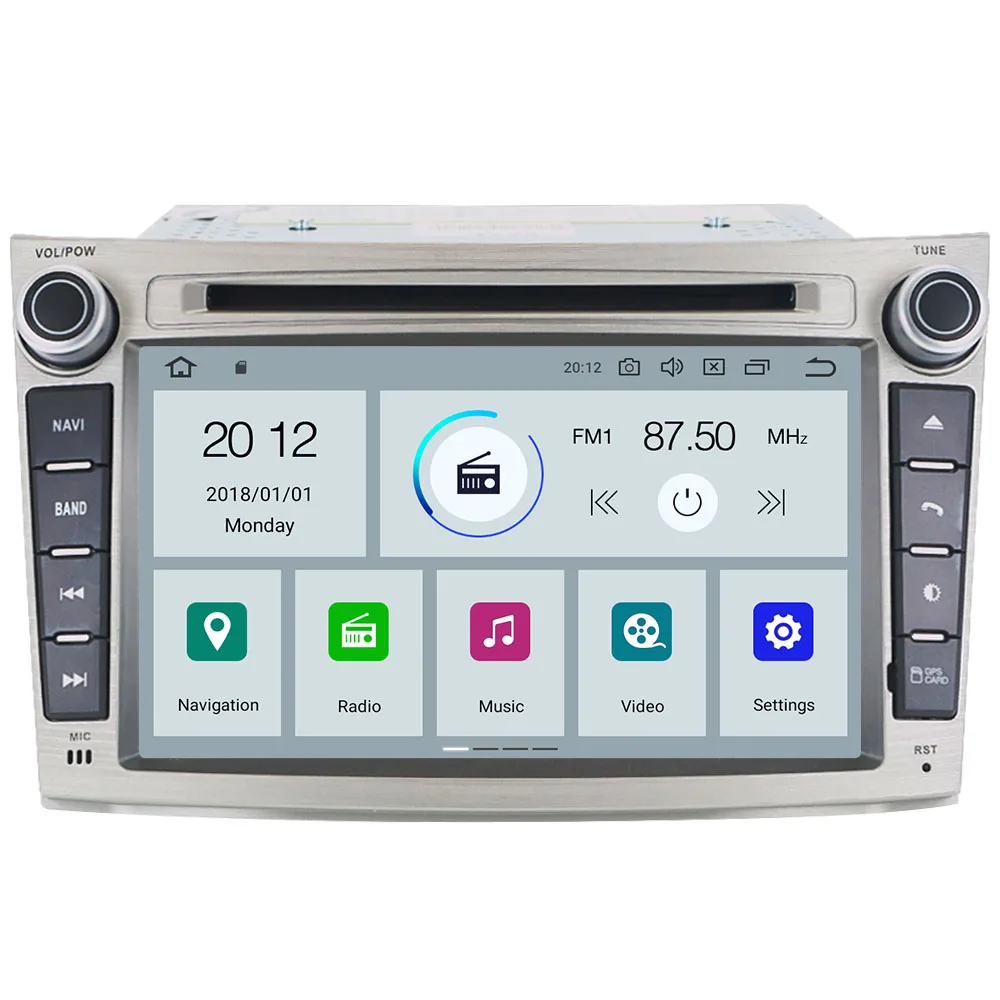 Aotsr Android 9 0 GPS навигация автомобильный DVD плеер для Subaru Legacy Outback 2009 2014 мультимедиа