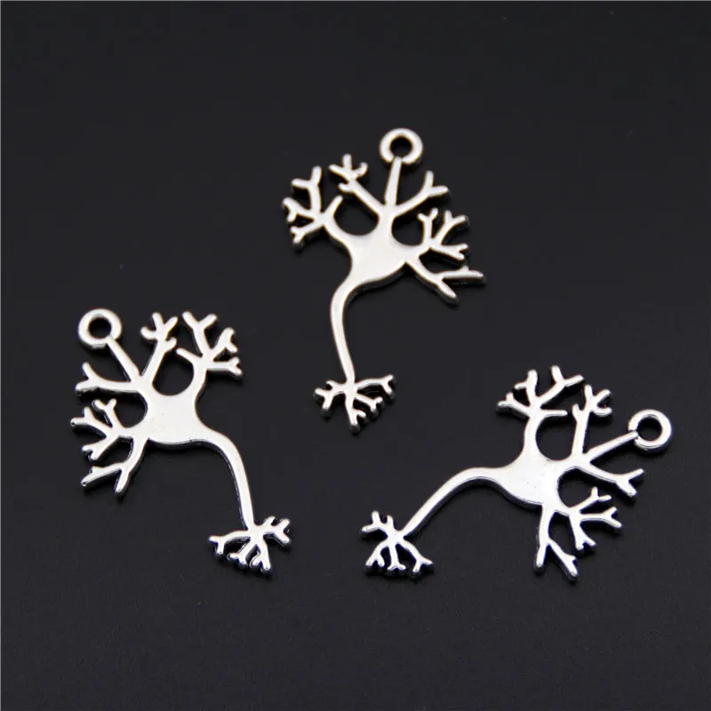 20 шт. подвеска в виде молекулы серебряного цвета|pendant for jewelry|pendants jewelry makingpendants making |