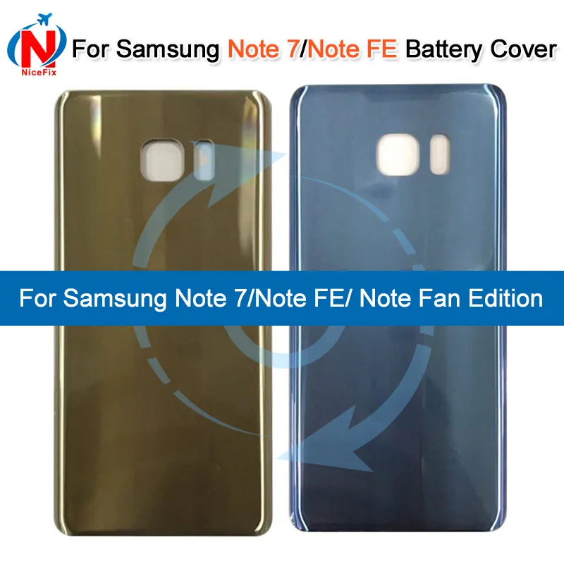 Задний корпус для Samsung Galaxy Note7 note FE 7 N930 N930F N935 стеклянная дверь Note Fan Edition крышка