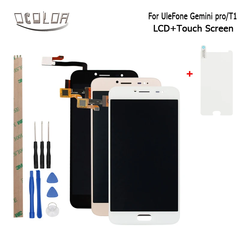 Ocolor для Ulefone Gemini Pro T1 ЖК дисплей и сенсорный экран в сборе Замена + Инструменты