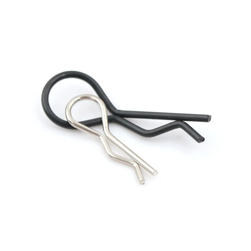 8pcs 1/10 1/16 Stainless Steel Body Clips Pins For HPI Himoto HSP RC Car Racing Shell wind tail parts New Arrival | Игрушки и хобби