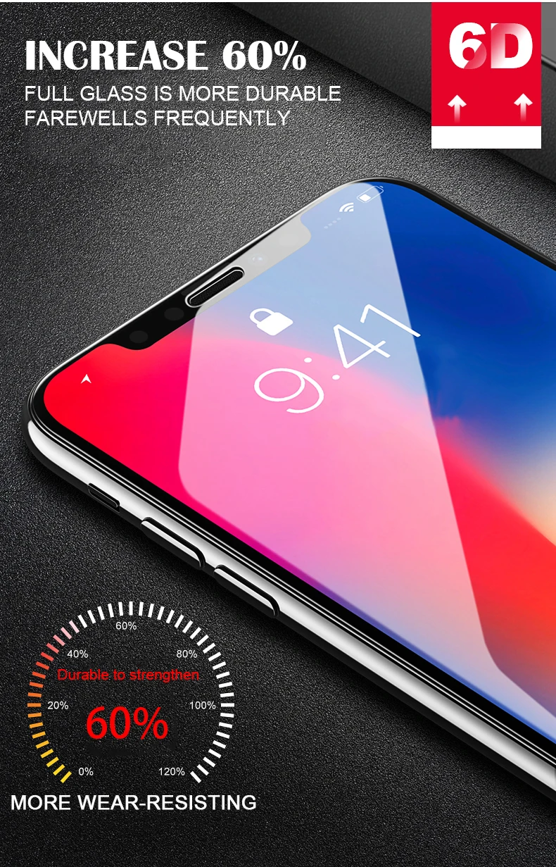 Закаленное стекло 9D для iPhone 12 Mini 11 Pro XS Max XR 8 7 Plus 6 6S SE 2020 5 защитная пленка на весь