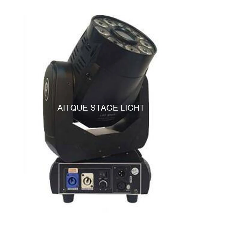 2 партии диско светодиодный светильник 75 Вт моющаяся движущаяся головка пятно rgbwa