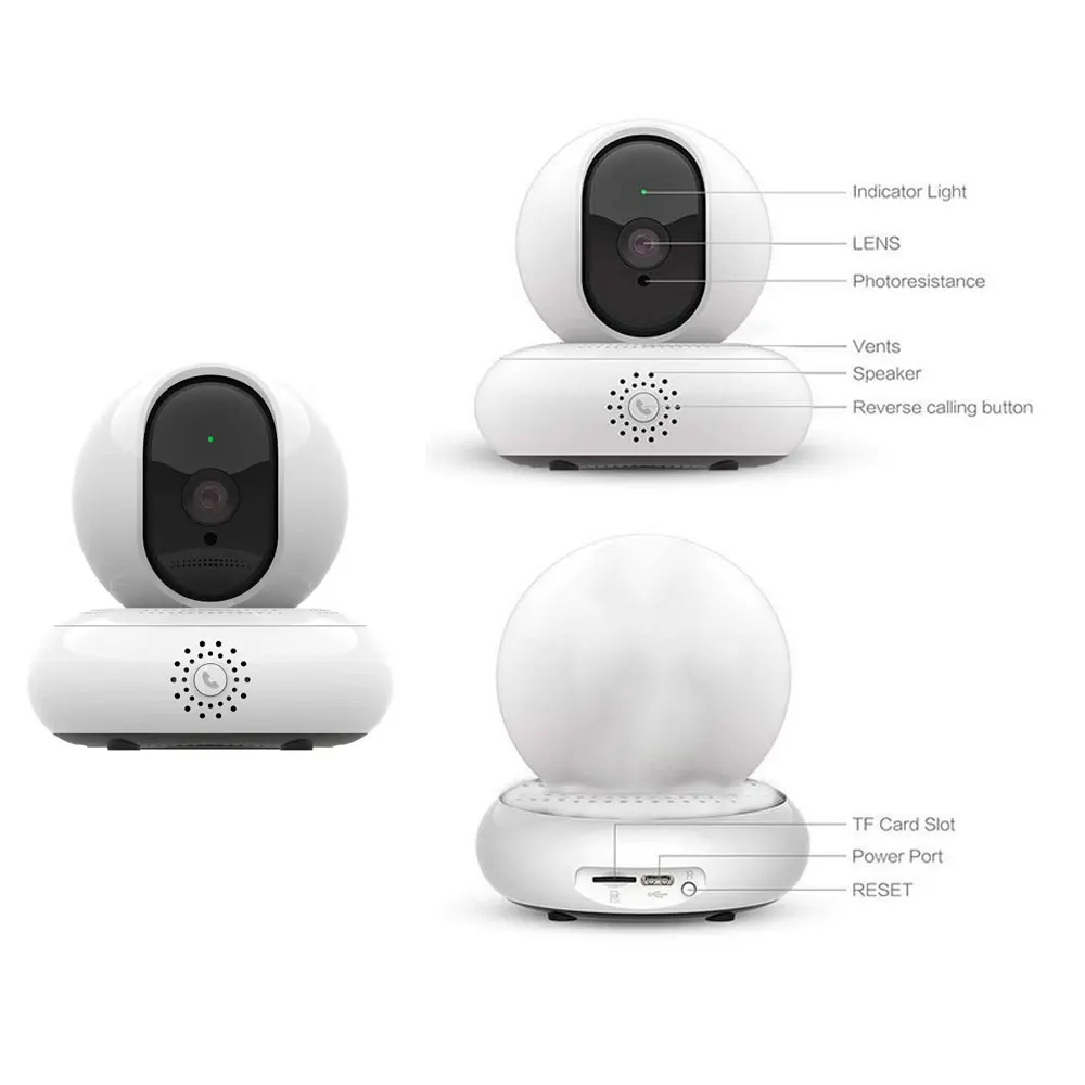 Домашняя камера видеонаблюдения hkixdista HD 1080P Wi Fi IP ночное видение радионяня