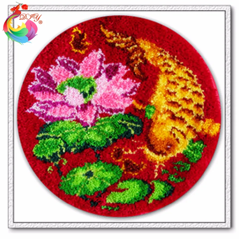 Лидер продаж! Крюк с защелкой ковер Наборы DIY рукоделие незавершенной крючком