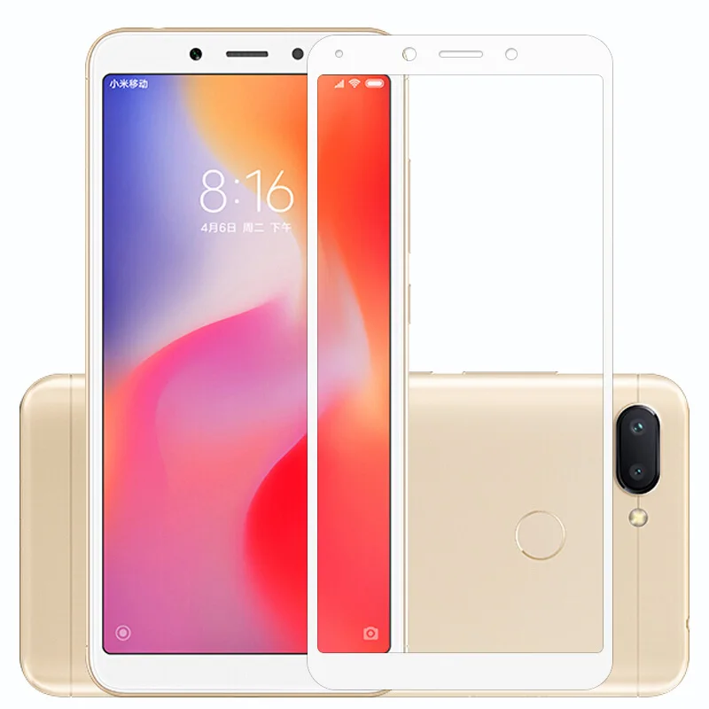 Закаленное стекло с полным покрытием для Redmi 8A 6 6A Pro Защита экрана Xiaomi 7A защитная