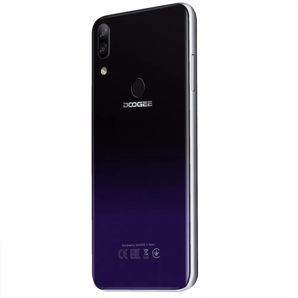 DOOGEE N10 мобильный телефон 16,0 Мп фронтальная камера 3360 мАч Android 8,1 4G LTE Восьмиядерный 3 ГБ ОЗУ 32 Гб ПЗУ 5,84 дюймов FHD+ 19:9 дисплей OTG