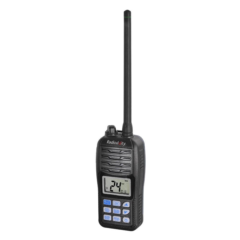 Радиоднация Voyage RV6 морской VHF радио три часы IP67 Водонепроницаемый NOAA прогноз погоды аварийный стробоскоп