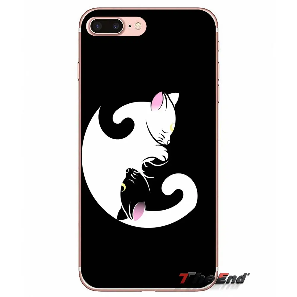 Sailor moon lune cat для Xiaomi Mi6 Mi 6 A1 Max Mix 2 5X 6X Redmi Note 5 5A 4X 4A A4 4 3 Plus Pro Аксессуары чехлы
