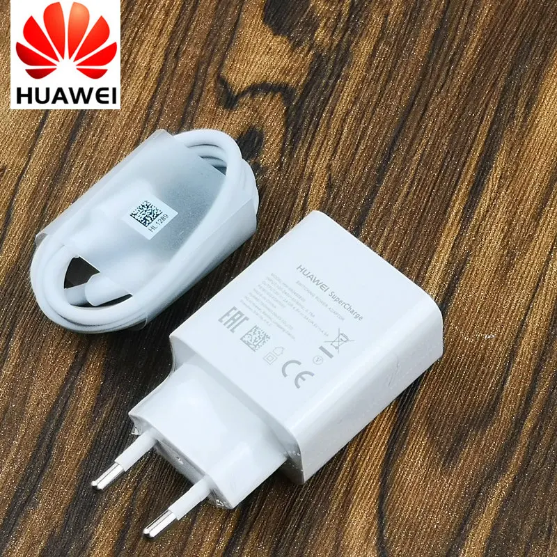 Оригинальное зарядное устройство Huawei Supercharge адаптер для быстрой зарядки 1 м 5 А