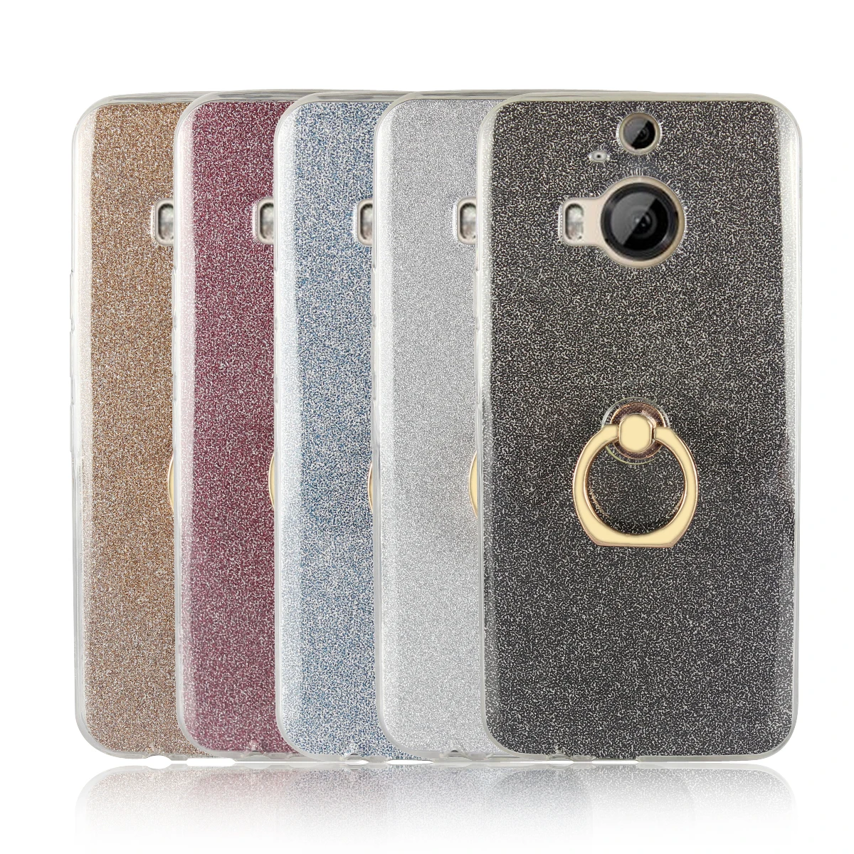 Кольцо с сияющими блестками чехол для HTC m9plus милые конфеты Обложка One M9 плюс + гель