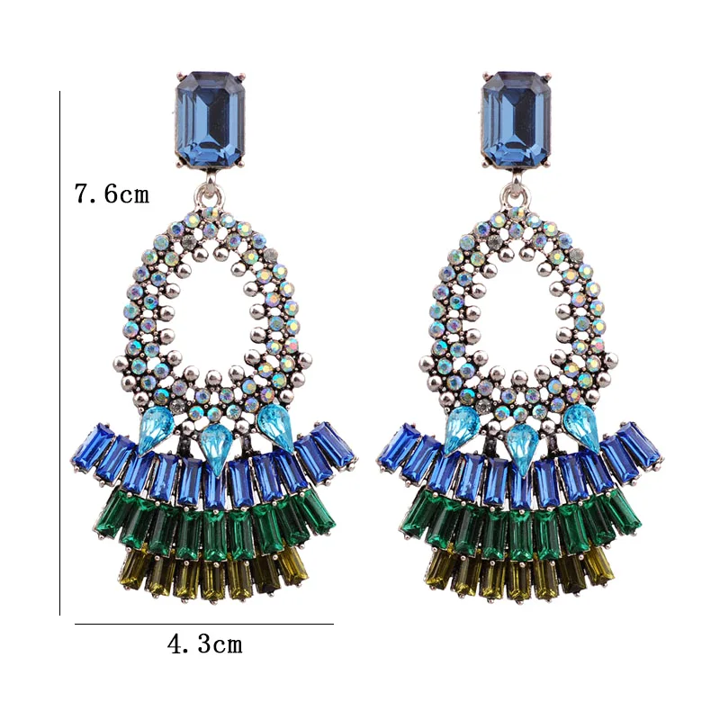 1 Pair Lady Girl Earrings Ear Drop Pendant Dangle Vintage Alloy Fashion For Party Wedding CX17 | Украшения и аксессуары