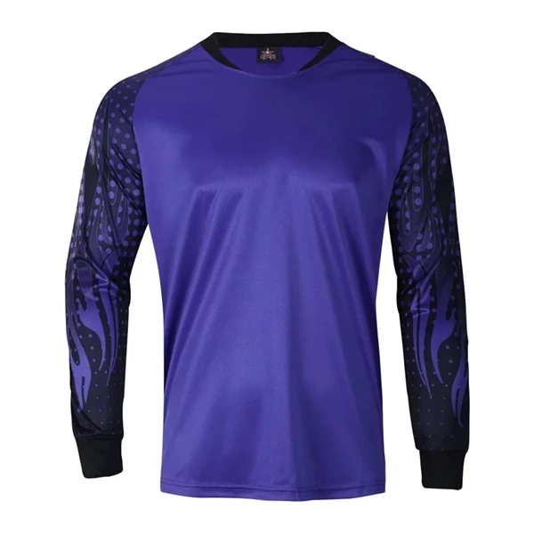 7609 purple jersey Мужские футболки для регби, вратаря, Survete, Мужская футболка, футболка для футбола, Goal keeper, спортивный комплект, футболки для футбола, одежда на заказ с принтом - Цвет: 7609 purple jersey