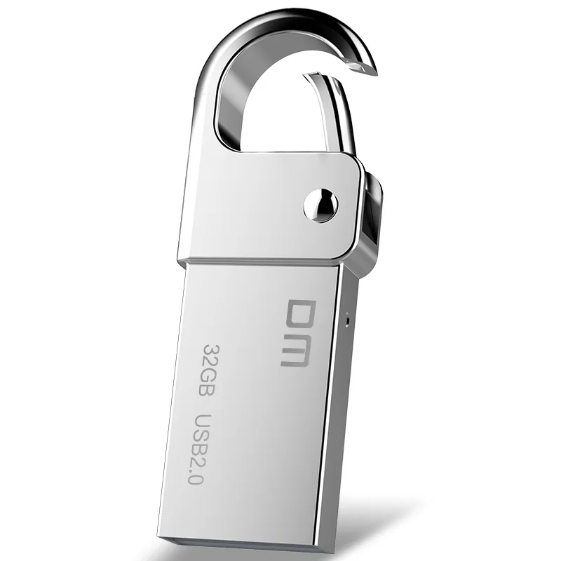 DM PD027 32 Гб USB флеш накопитель металлический 16 Pen Drive Key Ring Водонепроницаемый 8 флешка