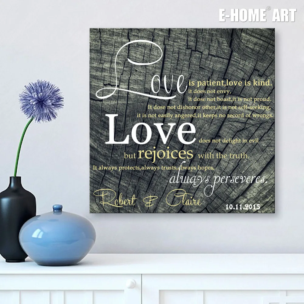 Подарок для вечеринки сделай сам Свадебный холст доска подписи живопись любовь