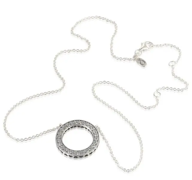 Круглое ожерелье с подвеской из нержавеющей стали ювелирные изделия вечерние