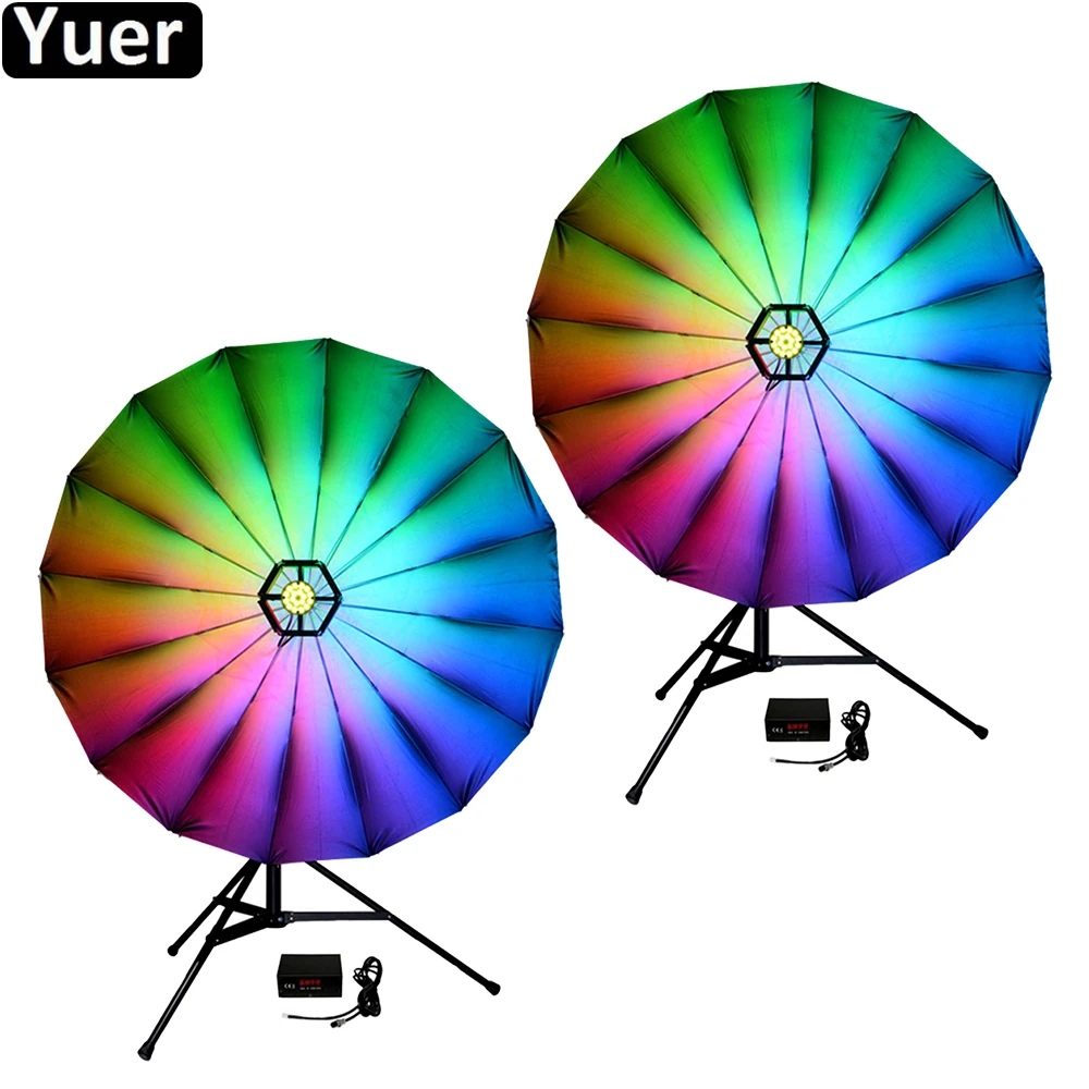 2 шт./Лот Светодиодные 114 шт. 0 Вт RGB 3 в 1 волшебный светильник Blumen DMX управление