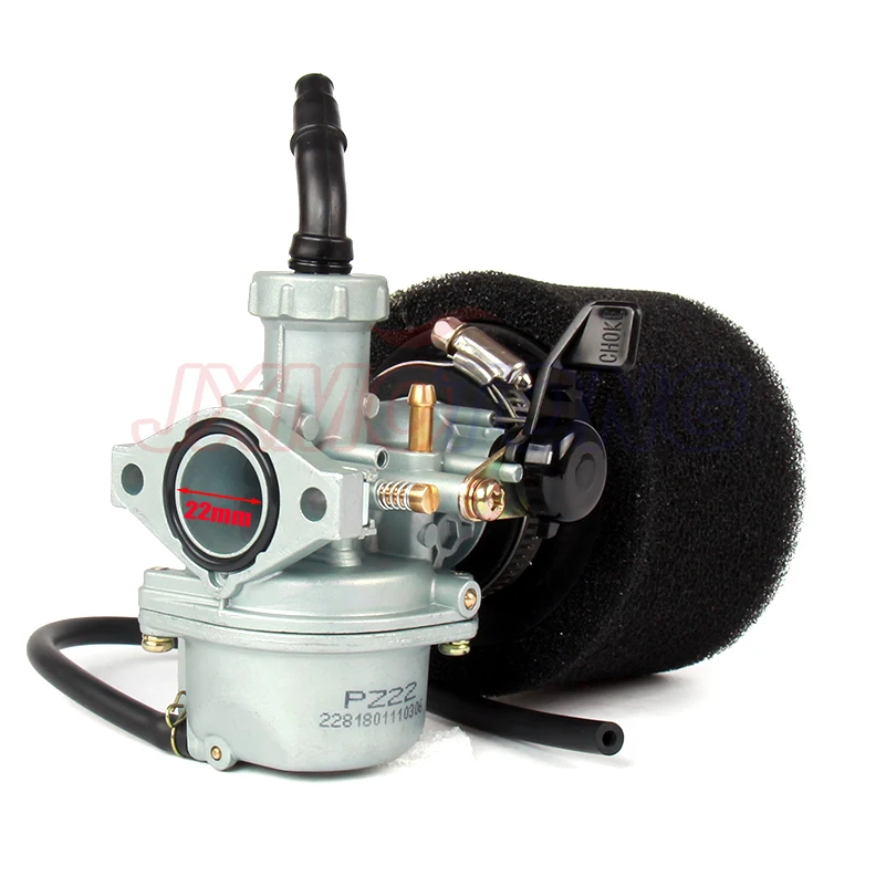 Двигатель PZ22 22 мм карбюратор и 38 мм воздушный фильтр для Keihin 125cc KAYO Apollo Bosuer xmotos Kandi dirt/pit bikes monkey bikes ATV