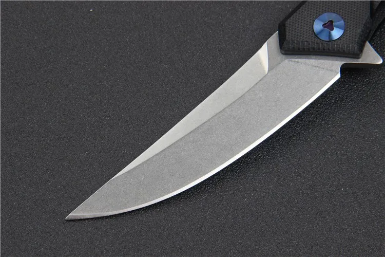 Новый тактический складной нож D2 Blade G10 ручка синяя луна открытый выживания