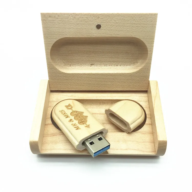 Горячая Распродажа (более 10 шт. бесплатного логотипа) деревянный usb + Флешка в