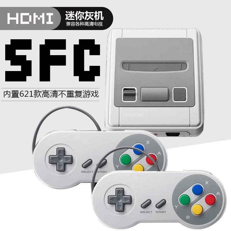 HDMI Ретро ТВ игровая консоль портативный игровой плеер встроенный 621 SNES
