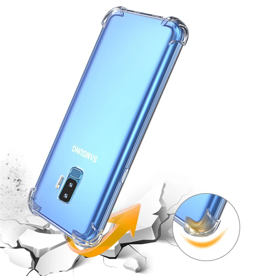 Для samsung Galaxy S10e S10 S9 S8 плюс S7 Edge Note 5, 8, 9, J4 J6 J8 A6 A7 A8 A9 кроссовки на воздушной подушке чехол с украшением в виде кристаллов силиконовый чехол из ТПУ