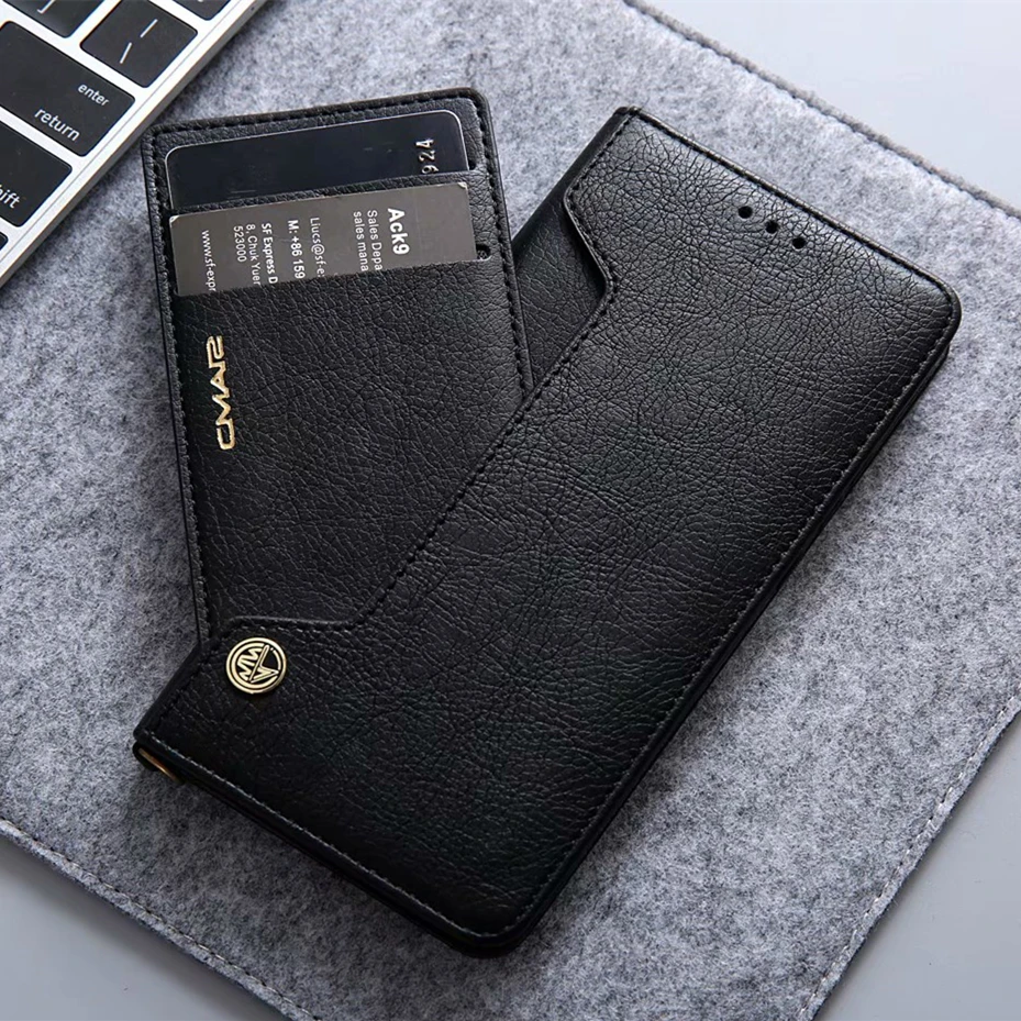 Роскошный кожаный чехол для Huawei P20 с магнитной застежкой из искусственной кожи