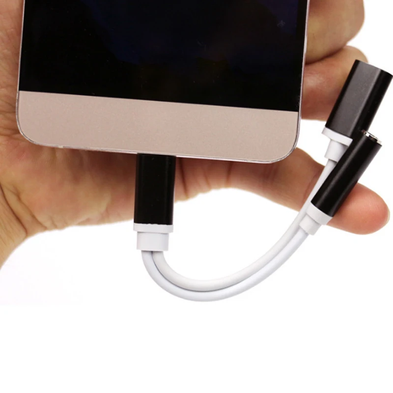 2 в 1 USB кабель для наушников и передачи данных 3 5 мм|phone charge|phone phonephone adapter |