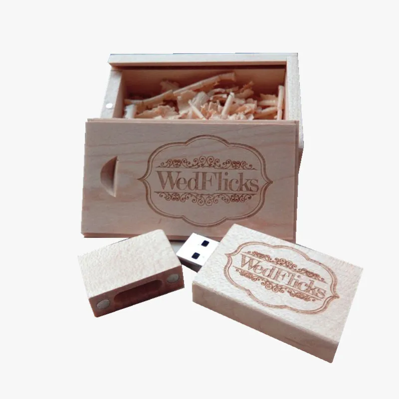 Деревянный деревянный флэш накопитель с логотипом сделай сам usb 2 0 4 Гб 64 для