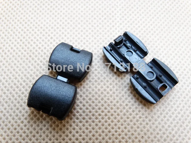 50 шт./лот черный пластиковый шнур с концами застежка молния фиксатор для