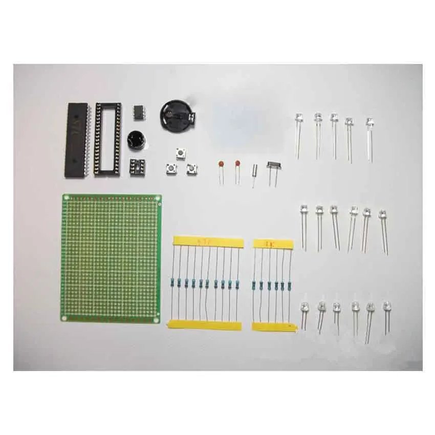 CNIKESIN креативный DIY 51 Singlechip комплект электронного дизайна: красочные бинарные