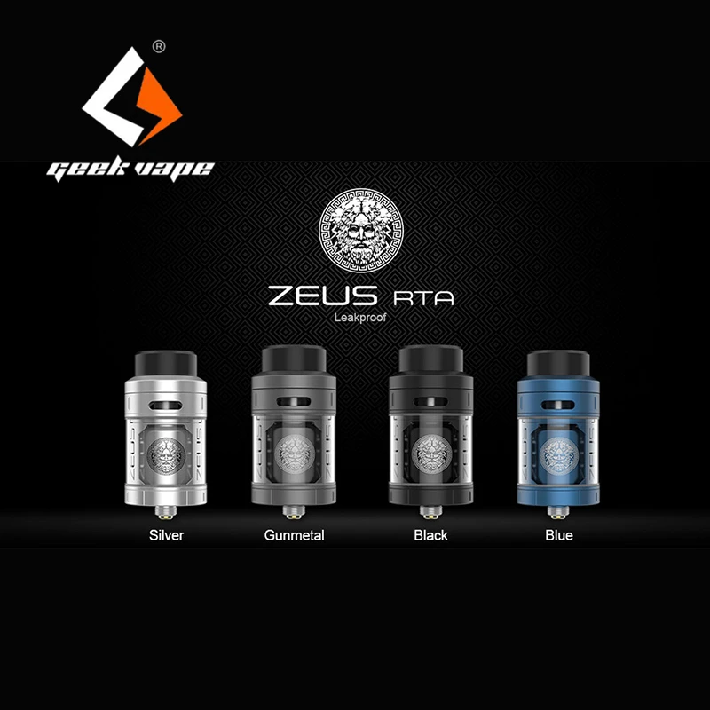 Geekvape емкость 4 мл Zeus RTA распылитель с 510/810 капельными наконечниками Vape Танк для