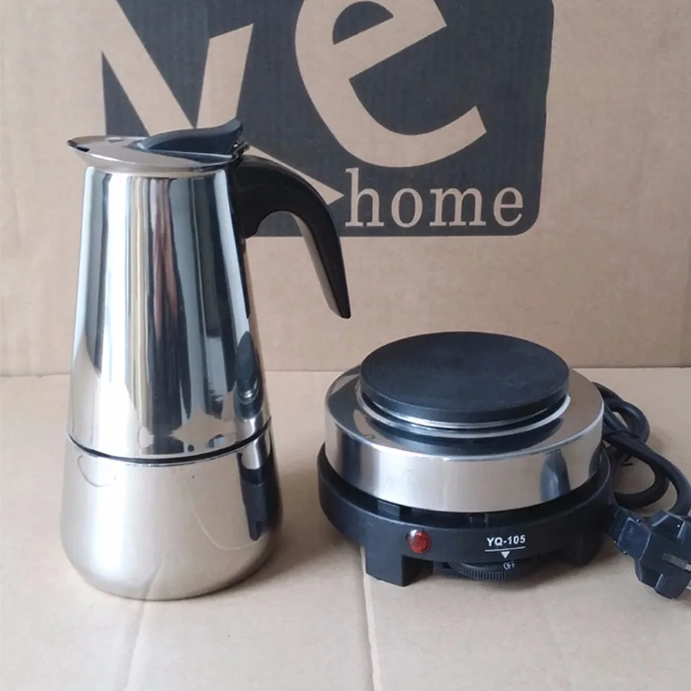 450 МЛ Из Нержавеющей Стали Итальянский Стиль Эспрессо Кофеварка и