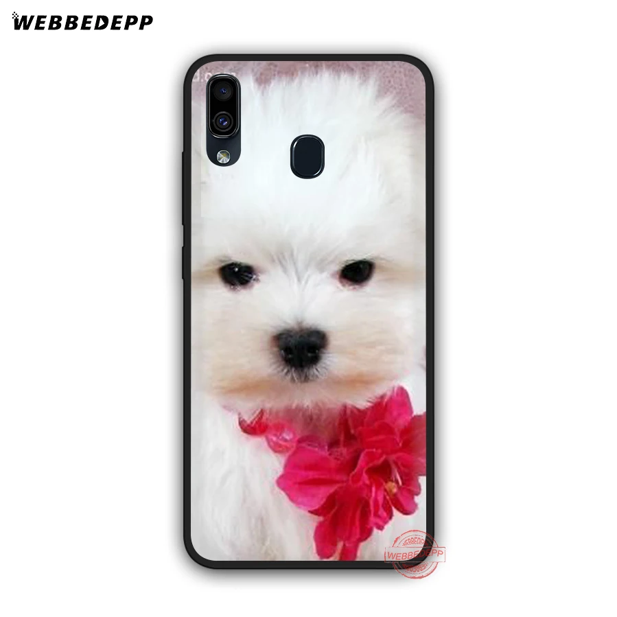 WEBBEDEPP потрясающий мягкий чехол для телефона с надписью I Love My Maltese Dog Для Samsung A50s A40s