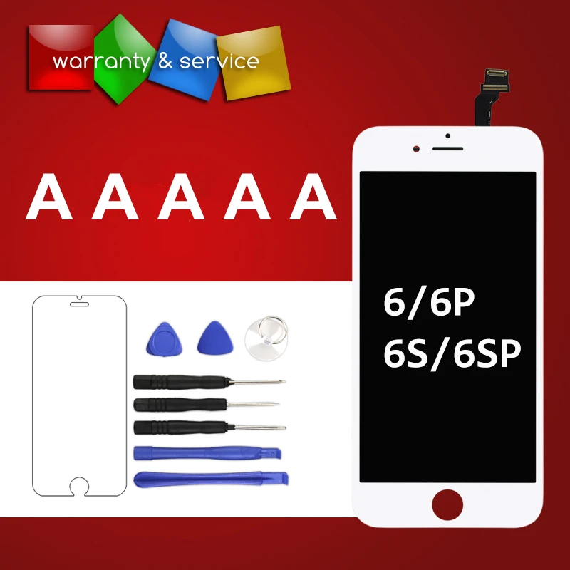 Класс AAA + для iphone 6 6plus 6s plus ЖК дисплей с сенсорным экраном дигитайзер сборка