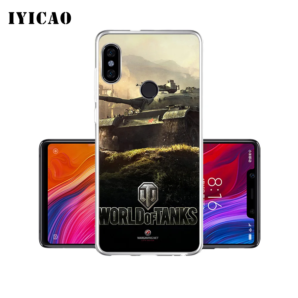IYICAO игровой чехол World of Tanks мягкий силиконовый для телефона Xiaomi Redmi 4A 5A 6A Note 7 6 5 Pro Plus