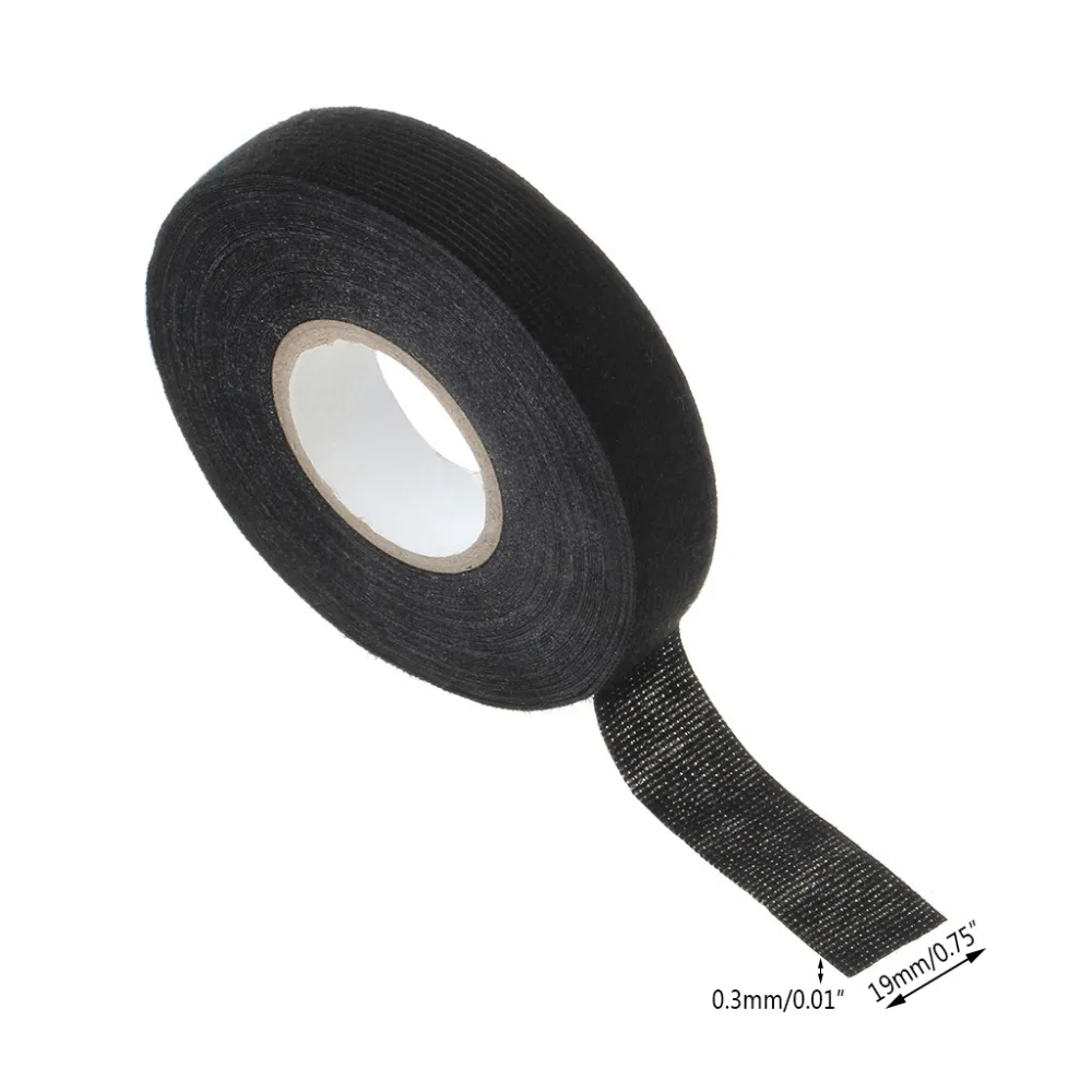

19mm Car Auto Wiring Harness Tape Adhesive Cable Protection F02