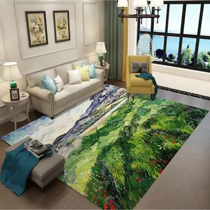 Ретро ковер в скандинавском стиле этнический 3D для гостиной спальни кабинета