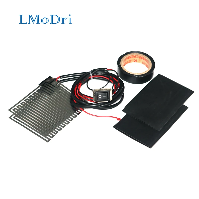 

LMoDri Motorcycle Heated Hand Grips E-bike ATV Handlebar Heater Warmer Kit For Harley Suzuki Yamaha Honda 12V