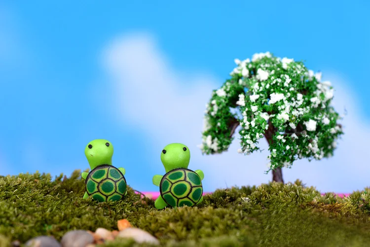1Pcs Turtle DIY Resin Fairy Garden Craft Decoration Miniature Micro Gnome Terrarium | Дом и сад