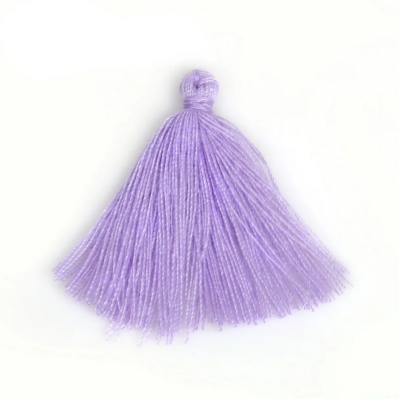 50 шт./лот 27 мм хлопковая кисточка витационные шелковые атласные кисточки