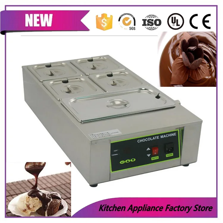 

Digital table 12 KG capacity 5 tanks chocolate tempering machine for sale/hot chocolate making machine