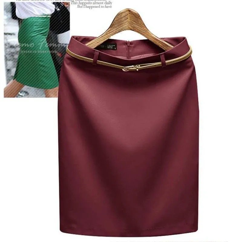 Новый Стиль Формальные юбки женские Модные плюс Размеры XXXL LadiesSpring летом тонкие