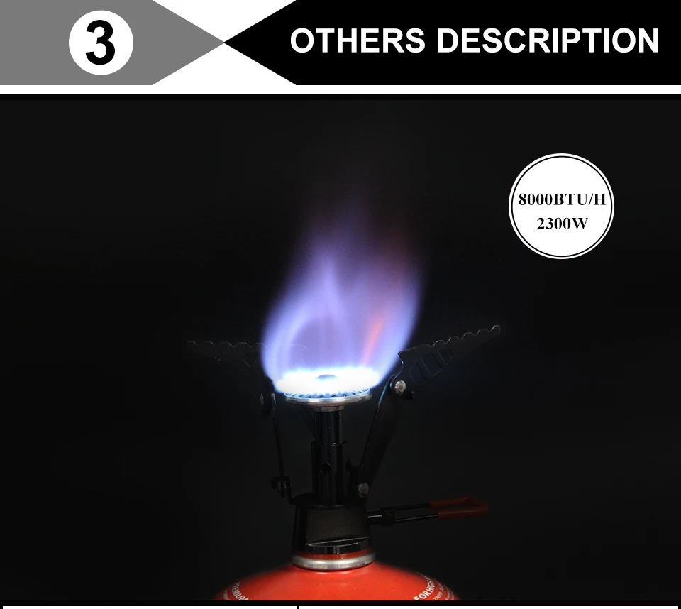 APG Открытый Кемпинг Плита Портативный Пикник Складная Газовая Горелка Мини