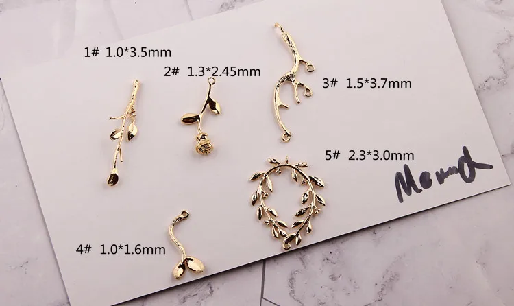 Ожерелье из чистой меди с покрытием настоящего золота подвеска в виде листьев