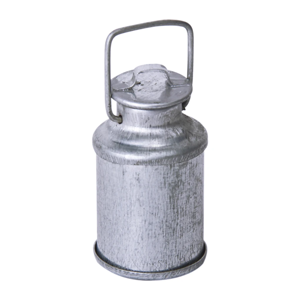 12 й миниатюрный оловянный металлический контейнер для хранения молока с ручкой