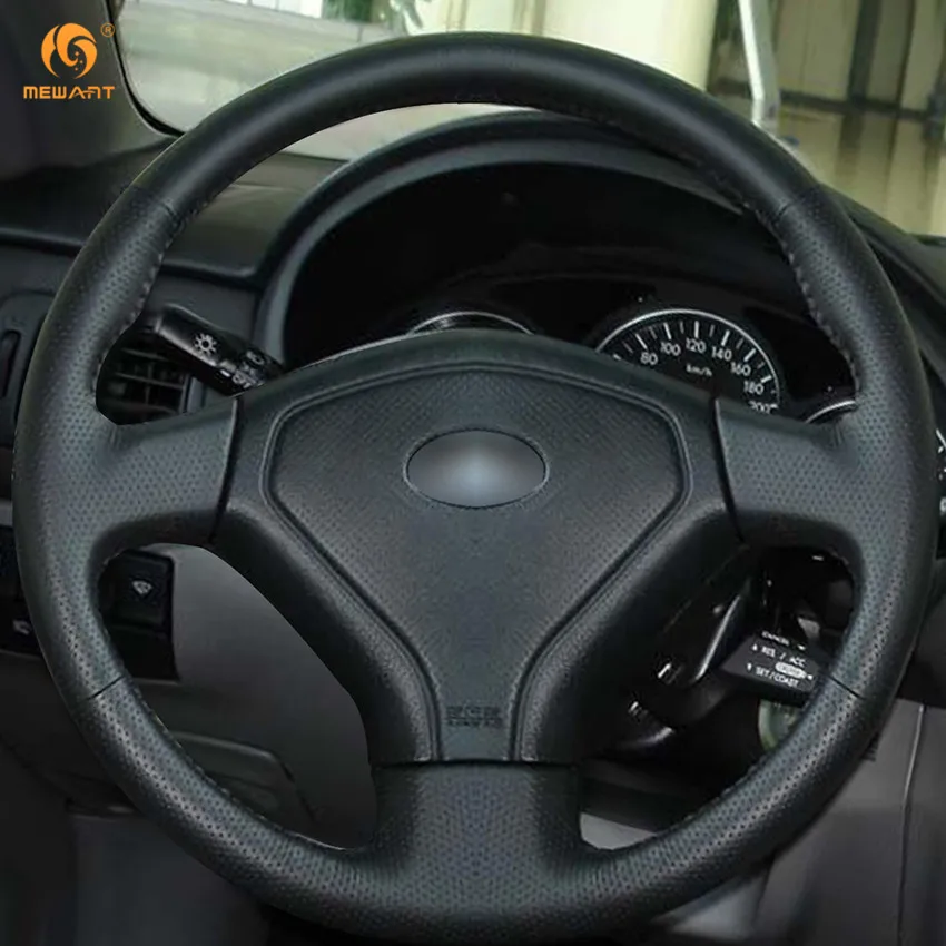 MEWANT черный чехол рулевого колеса автомобиля из искусственной кожи для Subaru Forester