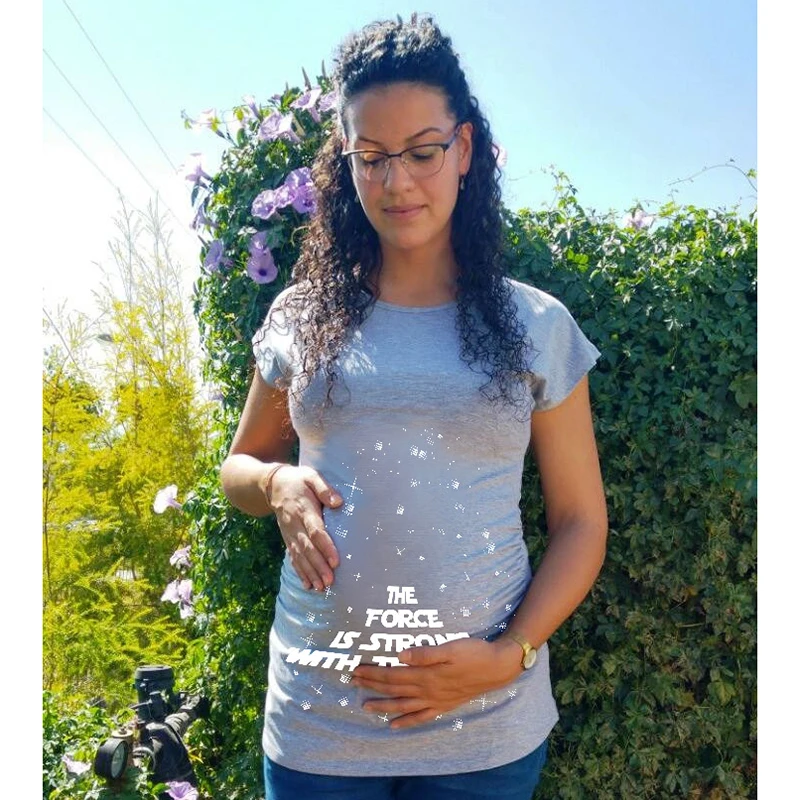 Футболка женская летняя с круглым вырезом|shirts for pregnant|funny pregnancy t shirtspregnancy shirt |