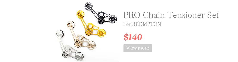 TWTOPSE колесо натяжителя велосипедной цепи для Brompton велосипедный переключатель бесшумный нейлоновый редуктор с ЧПУ рама из алюминиевого сплава супер светильник 42,8 г